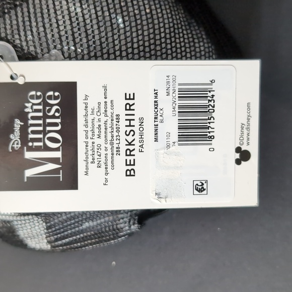 NWT,Disney Minnie Mouse ,Berkshire Fashions Girls Black/Red Snapback Hat. - Picture 4 of 8